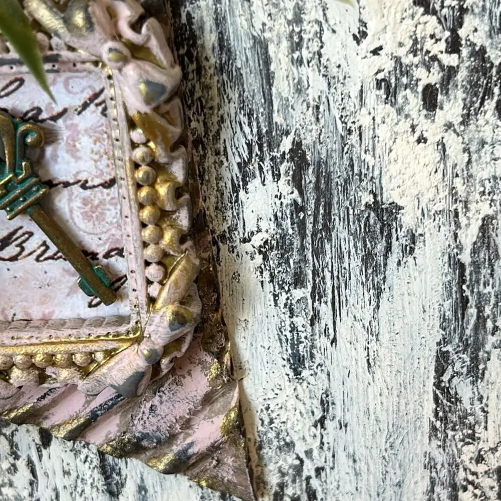 Handmade French Country- Shabby Distressed wood shelf sitter